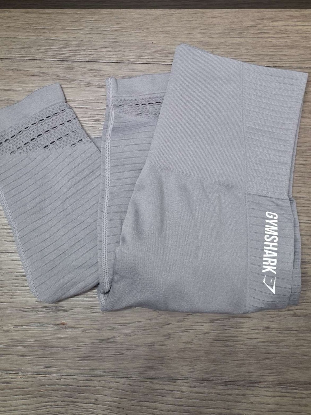 Gymshark Seamless Leggings in Light Gray - High Waist